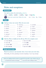 Spelling Book 6 (Year 6) Inner Page